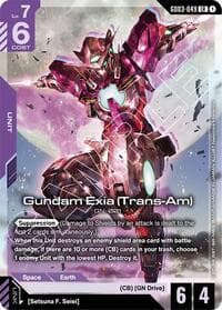 Gundam Exia (Trans-Am) - Steel Requiem - Gundam Card Game card