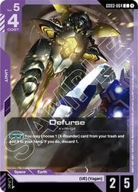 Defurse - Steel Requiem - Gundam Card Game card