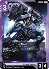 Rouei - Steel Requiem - Gundam Card Game card