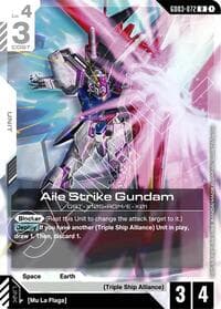 Aile Strike Gundam - Steel Requiem - Gundam Card Game card