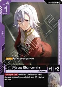 Azee Gurumin - Steel Requiem - Gundam Card Game card