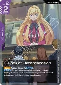 Look of Determination - Steel Requiem - Gundam Card Game card