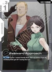 Awkward Approach - Steel Requiem - Gundam Card Game card