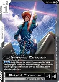 Immortal Colasour - Steel Requiem - Gundam Card Game card
