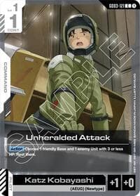 Unheralded Attack - Steel Requiem - Gundam Card Game card