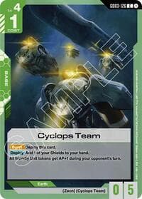 Cyclops Team - Steel Requiem - Gundam Card Game card