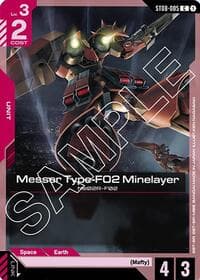 Messer Type-F02 Minelayer - Starter Deck 08: Flash of Radiance - Gundam Card Game card
