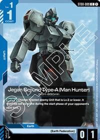 Jegan Ground Type-A (Man Hunter) - Starter Deck 08: Flash of Radiance - Gundam Card Game card