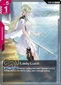 Lady Luck - Starter Deck 08: Flash of Radiance - Gundam Card Game card