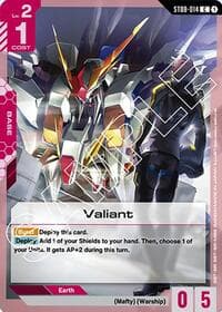 Valiant - Starter Deck 08: Flash of Radiance - Gundam Card Game card