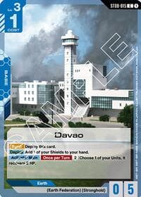 Davao - Starter Deck 08: Flash of Radiance - Gundam Card Game card