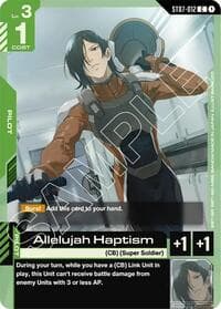 Allelujah Haptism - Starter Deck 07: Celestial Drive - Gundam Card Game card