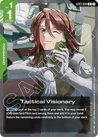 Tactical Visionary - Starter Deck 07: Celestial Drive - Gundam Card Game card