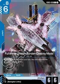 Full Armor Unicorn Gundam (Destroy Mode) (Store Tournament Participant Pack 03) - Gundam Promotional Cards - Gundam Card Game card