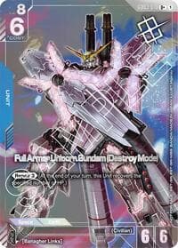Full Armor Unicorn Gundam (Destroy Mode) (Store Tournament Winner Pack 03) - Gundam Promotional Cards - Gundam Card Game card