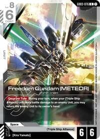 Freedom Gundam (Meteor) (Boost Kit 01) - Gundam Promotional Cards - Gundam Card Game card
