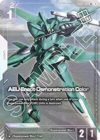 AEU Enact Demonstration Color (Store Tournament Winner Pack 03) - Gundam Promotional Cards - Gundam Card Game card