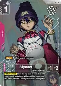 Nyaan (Store Tournament Winner Pack 03) - Gundam Promotional Cards - Gundam Card Game card