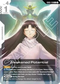Awakened Potential (Store Tournament Participant Pack 03) - Gundam Promotional Cards - Gundam Card Game card