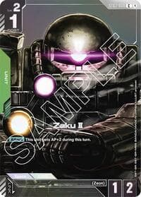 Zaku II (Premium Card Collection) - Gundam Promotional Cards - Gundam Card Game card