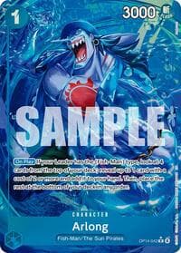 Arlong (Alternate Art) - The Azure Sea's Seven - One Piece Card Game card