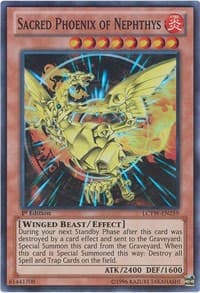 Sacred Phoenix of Nephthys - Legendary Collection 3: Yugi's World - YuGiOh card