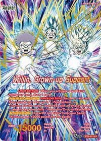 Krillin // Krillin, Grown-up Support (SLR) - Fearsome Rivals - Dragon Ball Super: Masters card