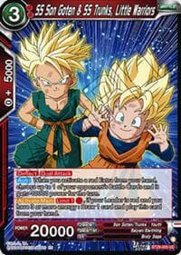 SS Son Goten & SS Trunks, Little Warriors - Fearsome Rivals - Dragon Ball Super: Masters card