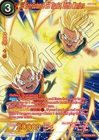 SS Son Goten & SS Trunks, Little Warriors (SPR) - Fearsome Rivals - Dragon Ball Super: Masters card