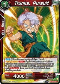 Trunks, Pursuit - Fearsome Rivals - Dragon Ball Super: Masters card