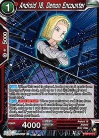 Android 18, Demon Encounter - Fearsome Rivals - Dragon Ball Super: Masters card