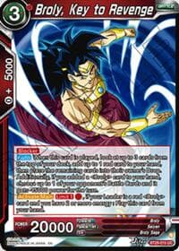 Broly, Key to Revenge - Fearsome Rivals - Dragon Ball Super: Masters card