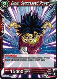 Broly, Suppressed Power - Fearsome Rivals - Dragon Ball Super: Masters card