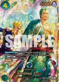 Roronoa Zoro - PRB02-006 (SP) - The Azure Sea's Seven - One Piece Card Game card