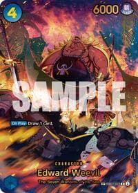 Edward Weevil - EB01-023 (SP) - The Azure Sea's Seven - One Piece Card Game card