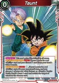 Taunt - Fearsome Rivals - Dragon Ball Super: Masters card