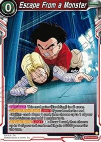 Escape From a Monster - Fearsome Rivals - Dragon Ball Super: Masters card