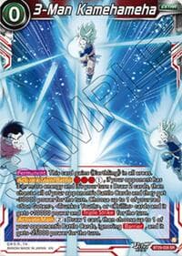 3-Man Kamehameha - Fearsome Rivals - Dragon Ball Super: Masters card