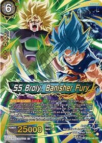 SS Broly, Banisher Fury - Fearsome Rivals - Dragon Ball Super: Masters card