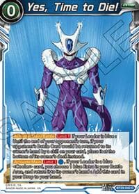 Yes, Time to Die! - Fearsome Rivals - Dragon Ball Super: Masters card