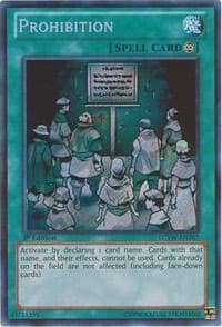 Prohibition - Legendary Collection 3: Yugi's World - YuGiOh card