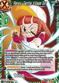 Pansy, Gentle Village Girl - Fearsome Rivals - Dragon Ball Super: Masters card