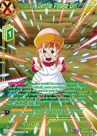 Pansy, Gentle Village Girl (SPR) - Fearsome Rivals - Dragon Ball Super: Masters card