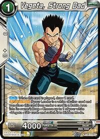 Vegeta, Strong Dad - Fearsome Rivals - Dragon Ball Super: Masters card