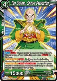 Tien Shinhan, Country Destruction - Fearsome Rivals - Dragon Ball Super: Masters card