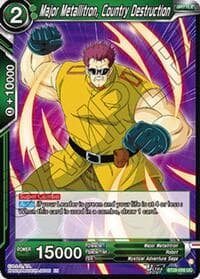 Major Metallitron, Country Destruction - Fearsome Rivals - Dragon Ball Super: Masters card