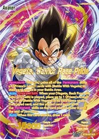 Vegeta // Vegeta, Warrior Race Pride (SLR) - Fearsome Rivals - Dragon Ball Super: Masters card