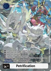 Petrification (Box Topper) - Time Stranger - Digimon Card Game card