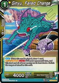 Ginyu, Failed Change - Fearsome Rivals - Dragon Ball Super: Masters card