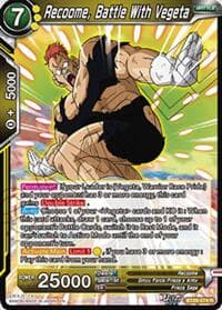 Recoome, Battle With Vegeta - Fearsome Rivals - Dragon Ball Super: Masters card
